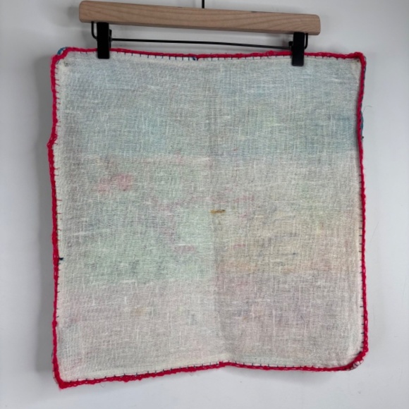 Peru Arpillera Handmade 3D Wall Art Hanging Village Garden Cabbage Trees Cactus - Picture 8 of 12